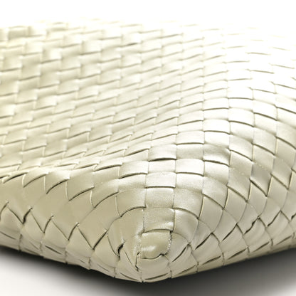 Bottega Veneta Calfskin Intrecciato Large Hop Travertine 8 of 9