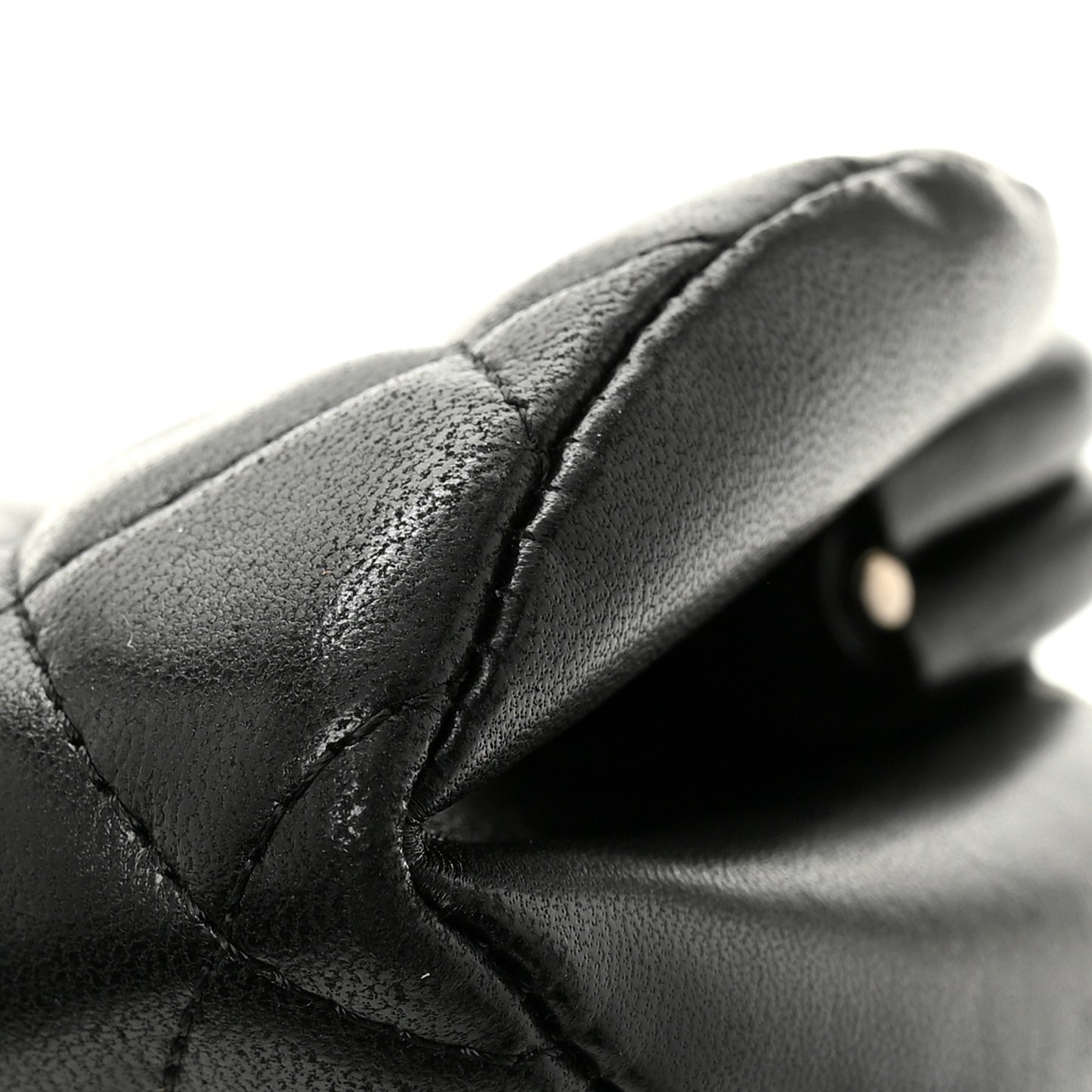 Lambskin Quilted Timeless Clutch Black