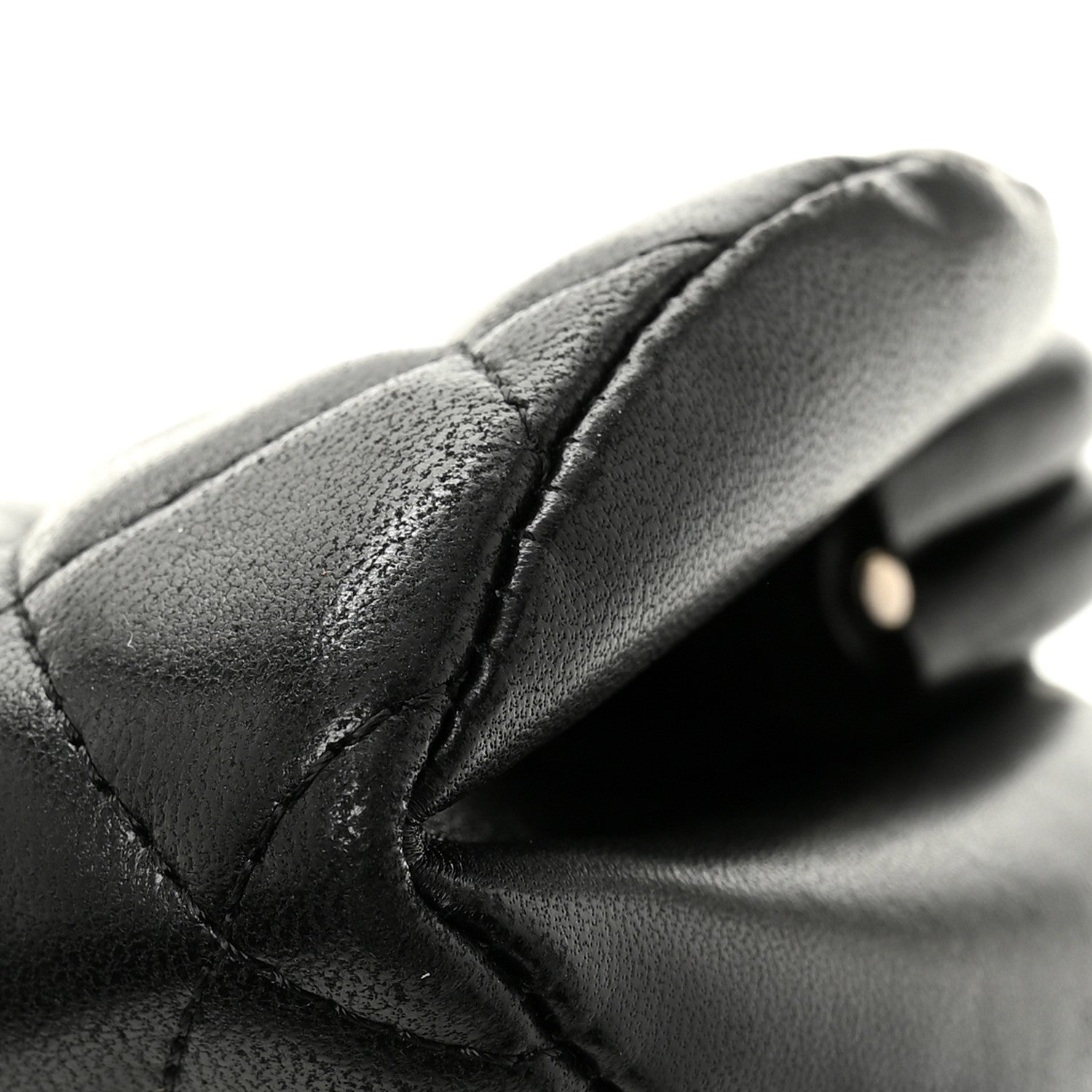 Chanel Lambskin Quilted Timeless Clutch Black 9 of 10