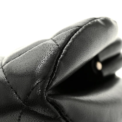 Chanel Lambskin Quilted Timeless Clutch Black 9 of 10