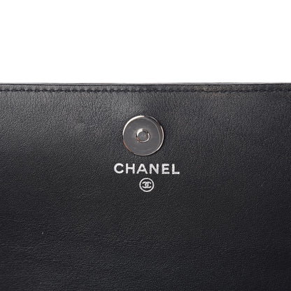 Chanel Patent Strass Wallet On Chain WOC Black 8 of 12