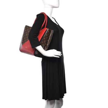 Louis Vuitton Calfskin Monogram Kimono Tote Cherry 2 of 14