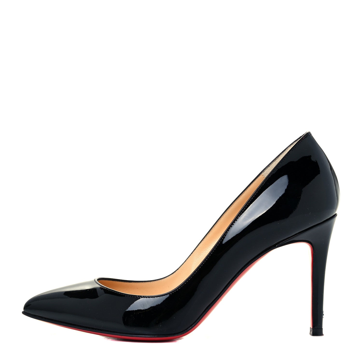 Christian Louboutin Patent Pigalle 85 Pumps 36 Black 1 of 10