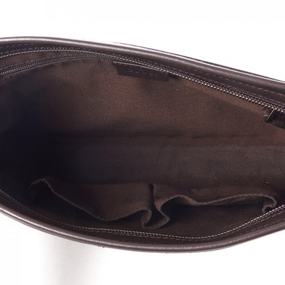 Gucci GG Plus Monogram Medium Flat Messenger Bag Dark Brown 7 of 10