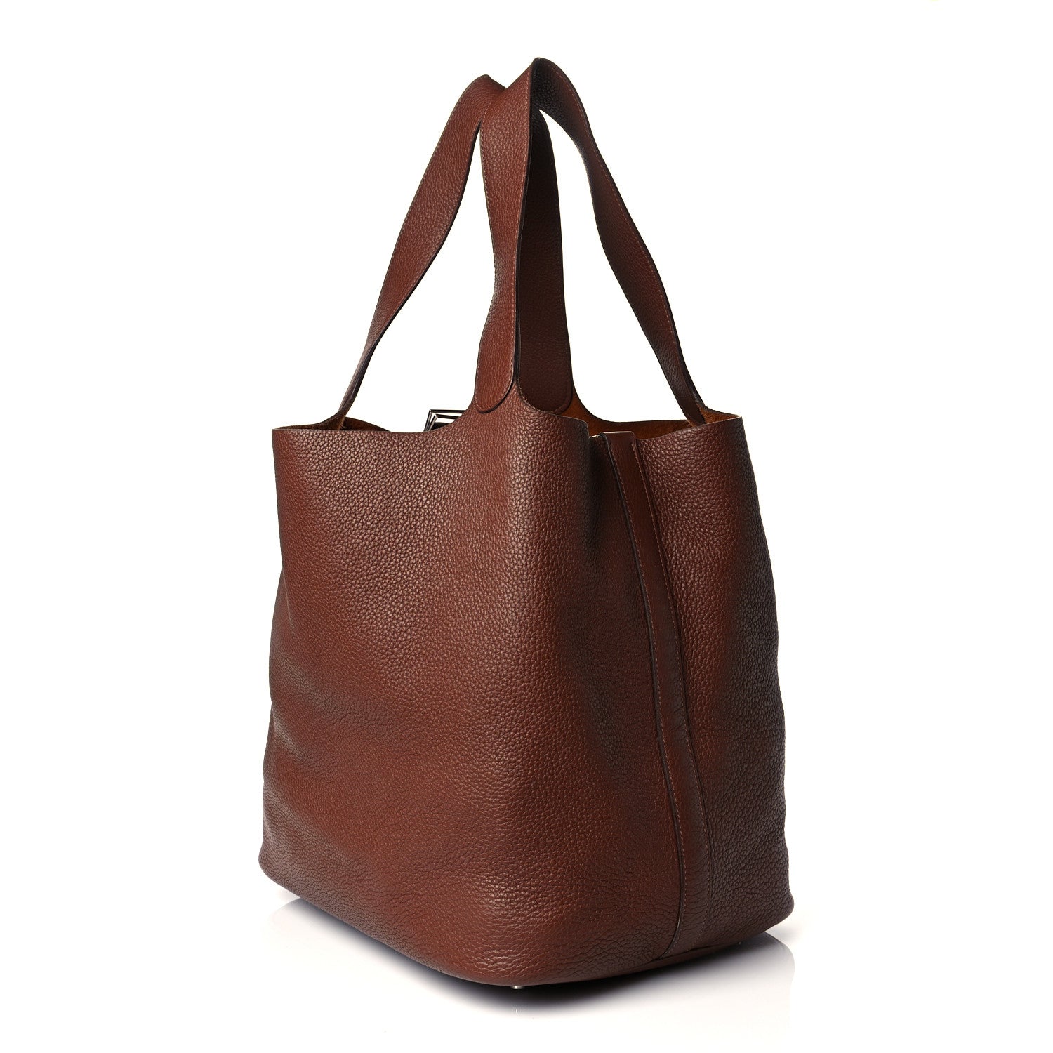 Hermes Taurillon Clemence Picotin Lock TGM Marron D'Inde 3 of 10