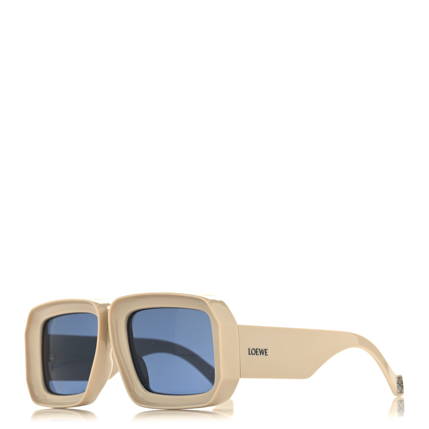 Acetate Paula's Ibiza Dive In Mask Sunglasses LW40064U Beige