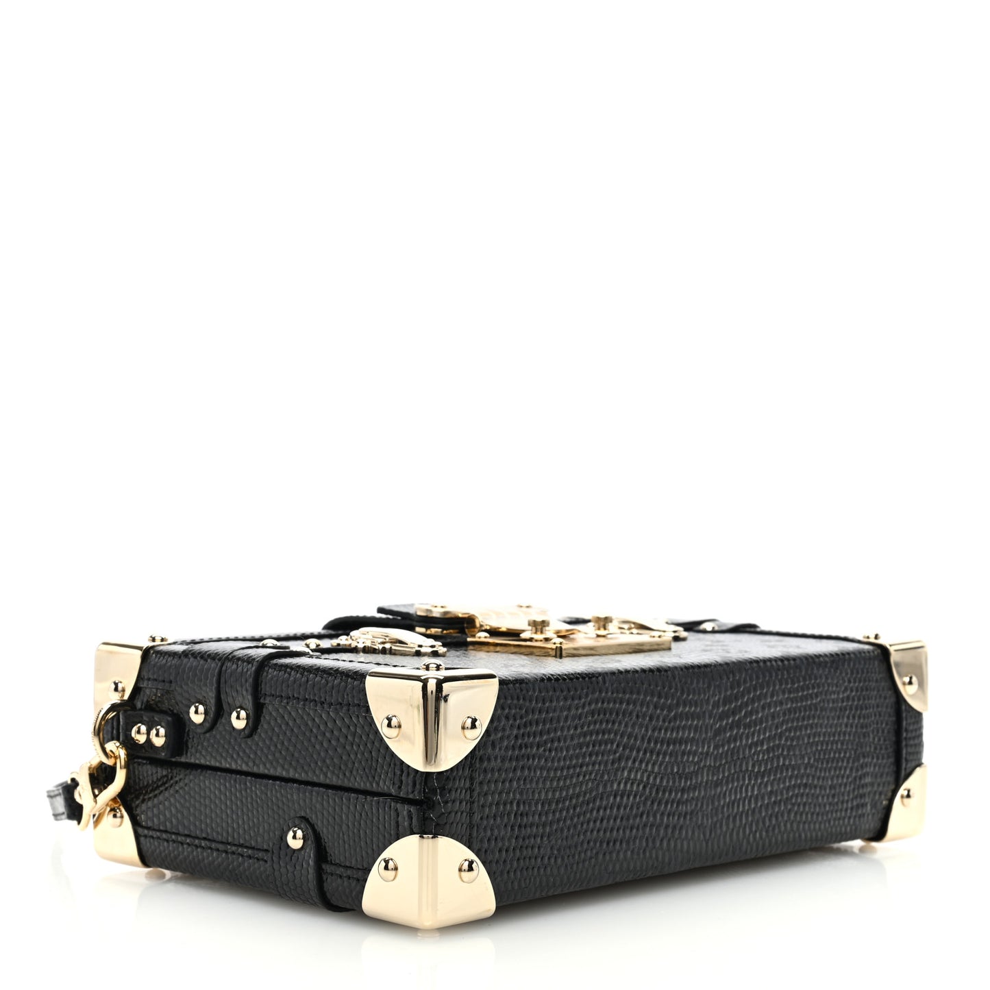 Lizard Petite Malle Black