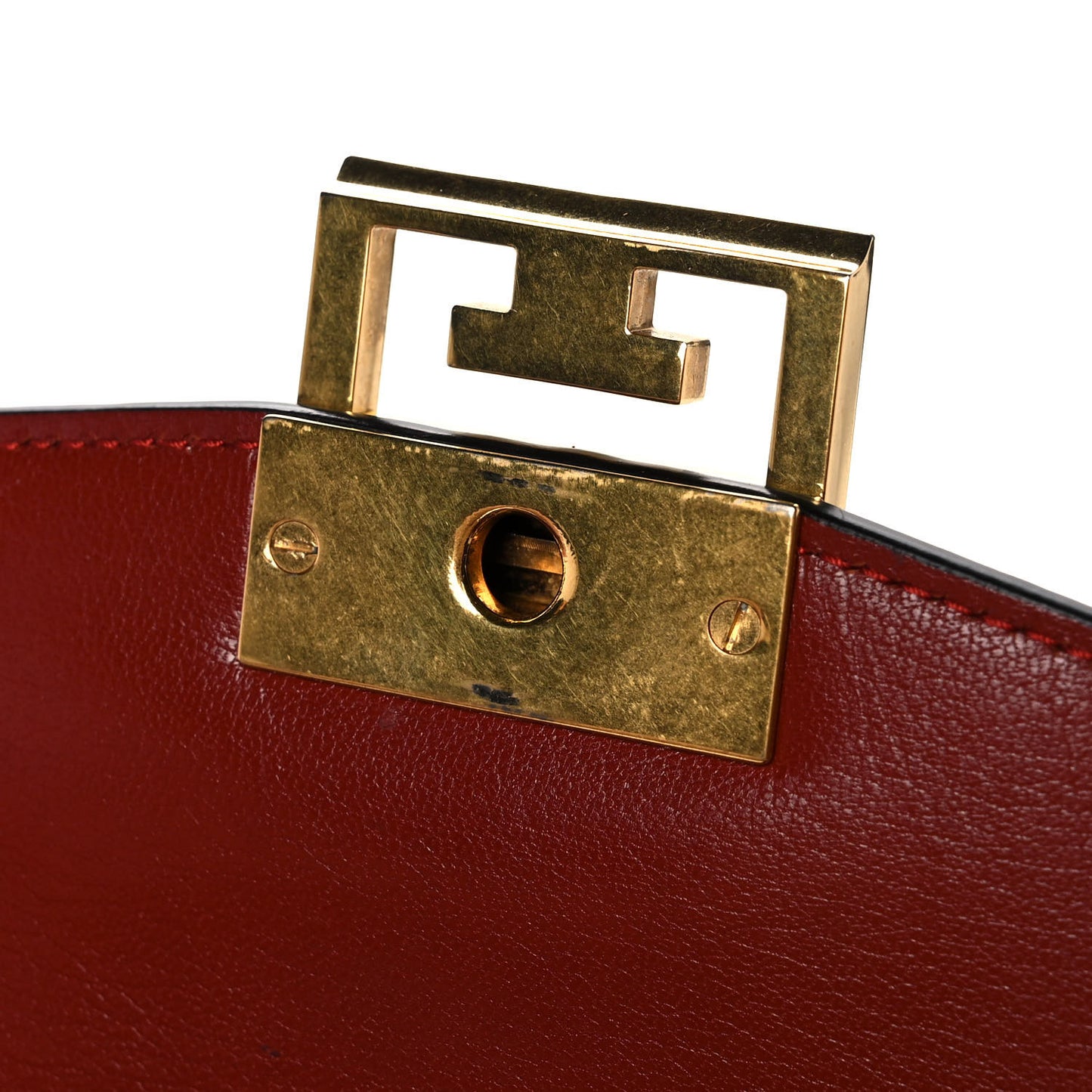 Goatskin Quilted Small GV3 Shoulder Bag Vermilion