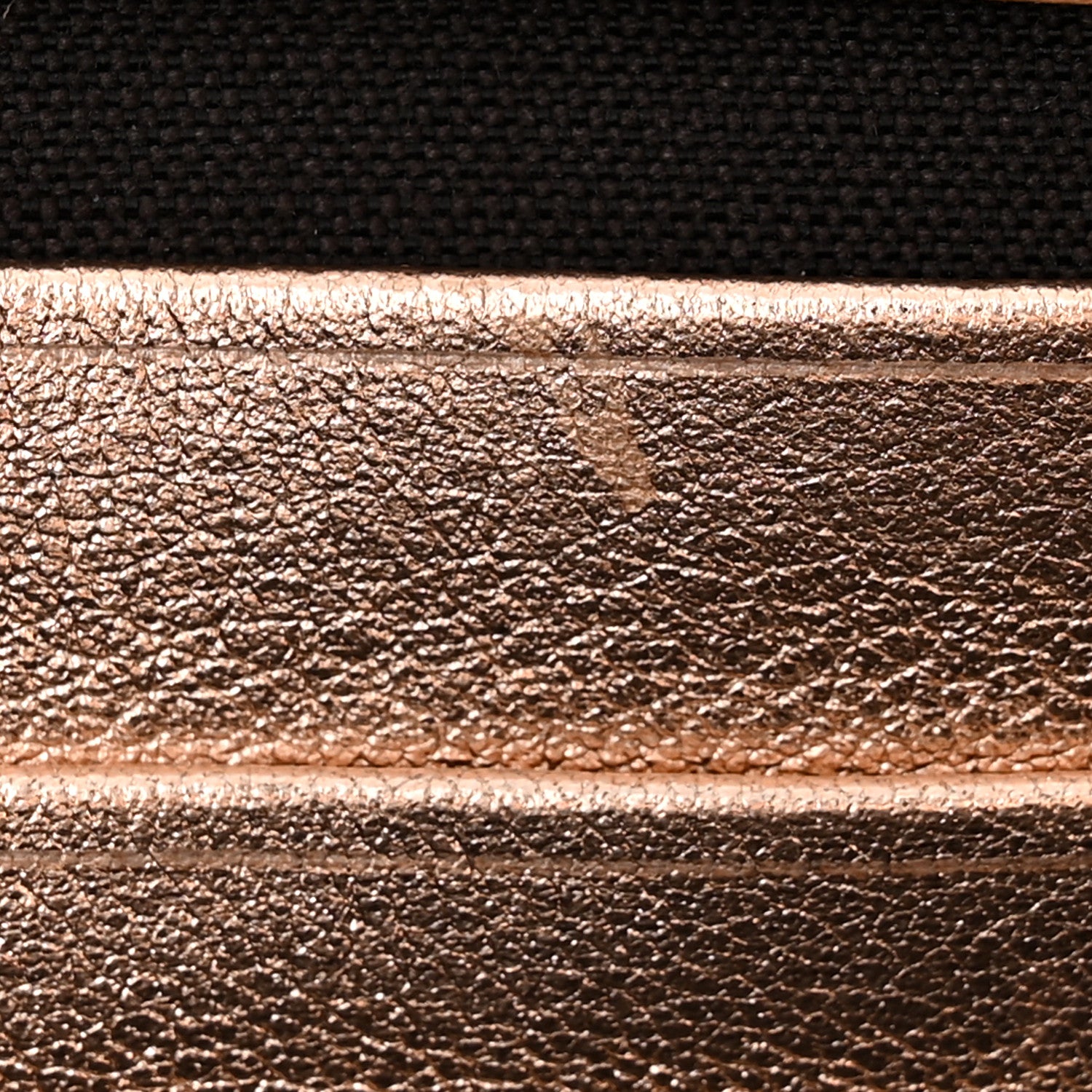 Fendi Vitello Laminato FF 1974 Embossed Mini Baguette Rame 11 of 11