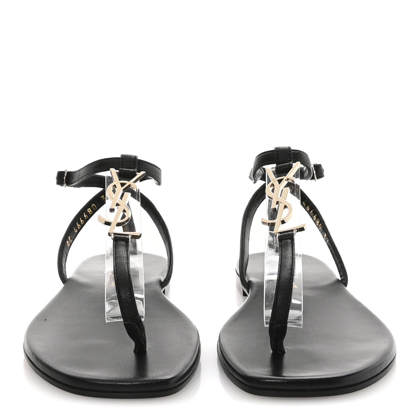 Calfskin Nu Pieds 05 Sandals 37 Black