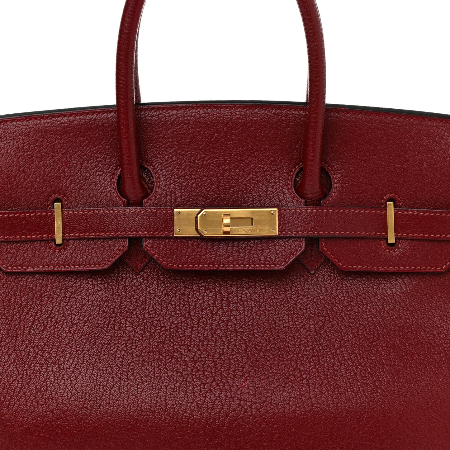 Chevre de Coromandel Birkin 35 Rouge H