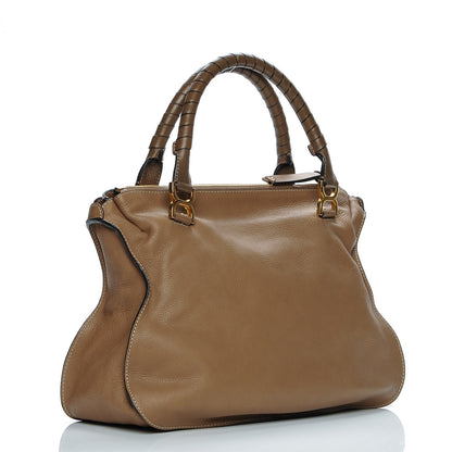 Chloe Calfskin Large Marcie Satchel Nut 3 of 6