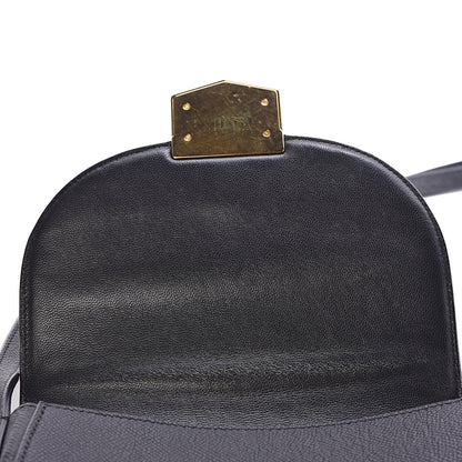 Celine Grained Calfskin Small Trotteur Black 5 of 12