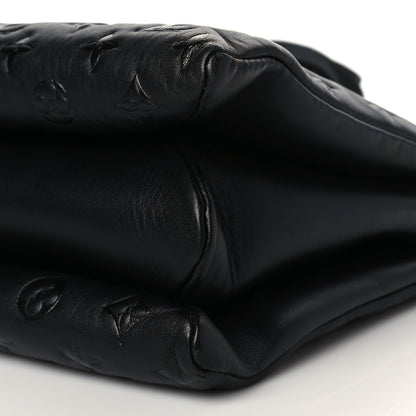 Louis Vuitton Lambskin Embossed Monogram Coussin MM Black 10 of 10