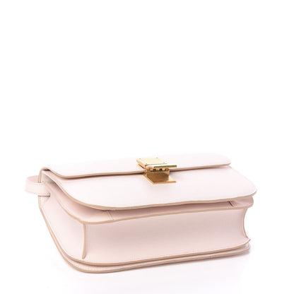 Celine Liege Calfskin Medium Classic Box Flap Bag Rose Pale 3 of 9
