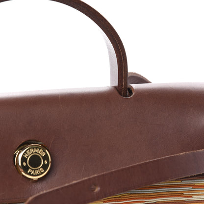 Hermes Barenia Vibrato Herbag 30 PM Orange 7 of 15
