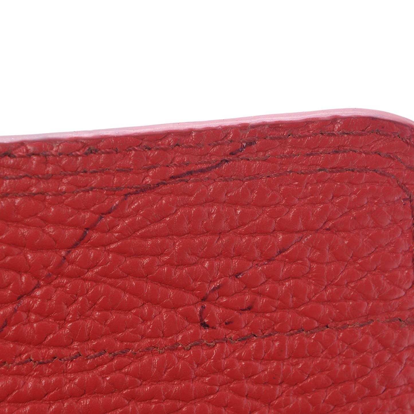 3.1 Textured Calfskin Mini Pashli Satchel Red
