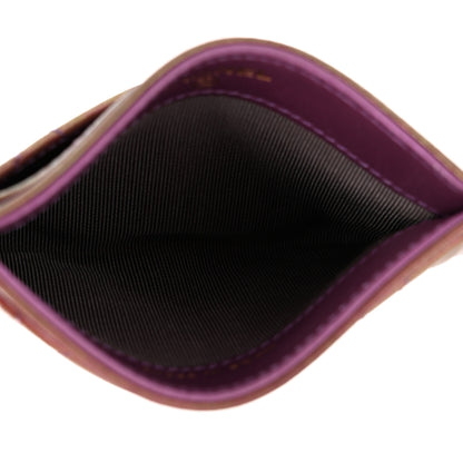 Chanel Iridescent Lambskin Quilted Card Holder Purple 7 of 10