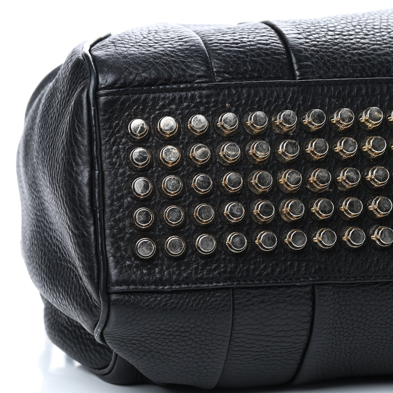 Alexander Wang Pebbled Lambskin Rockie Black Pale Gold Hardware 6 of 10