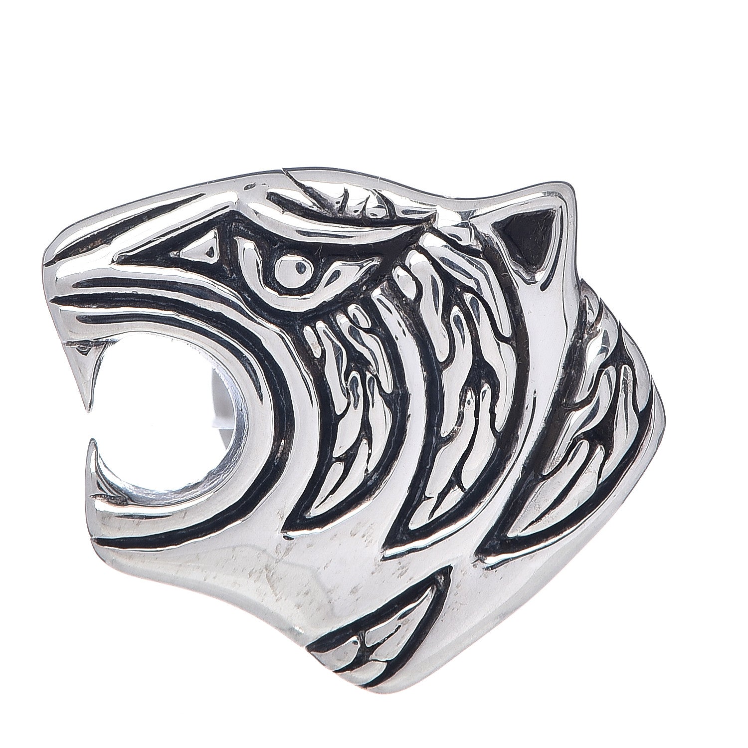 John Hardy Sterling Silver Tiger Lapel Pin 1 of 5