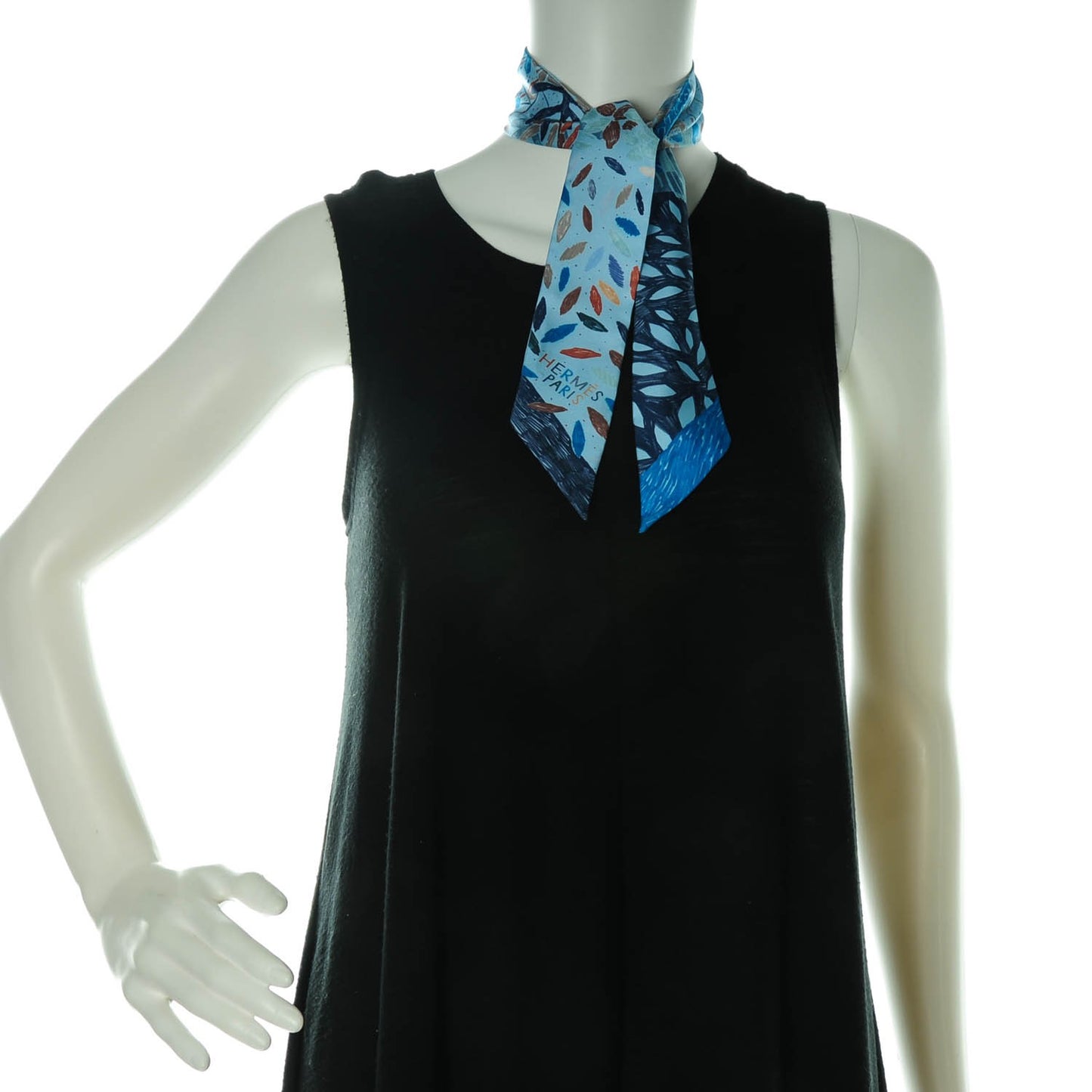 Silk Chacun Fait Son Nid Twilly Cobalt Marine Etoupe