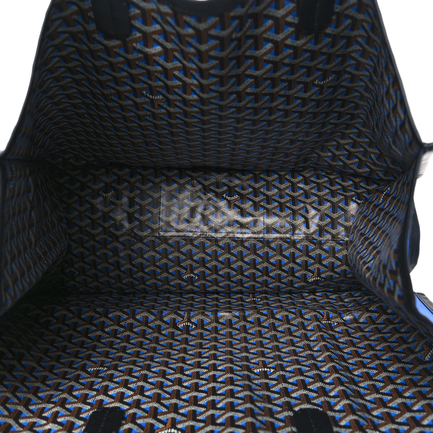 Goyard Goyardine Reversible Roseline Black Sky Blue 5 of 16