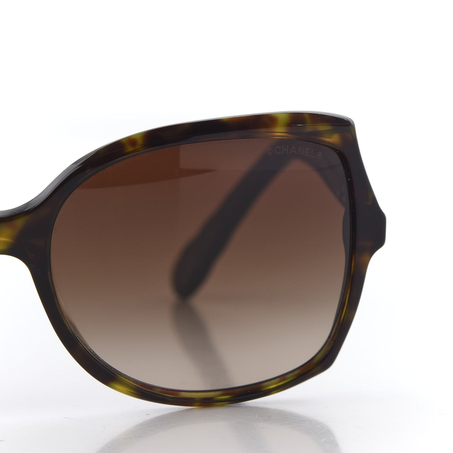 Square CC Logo Sunglasses 5245 Tortoise