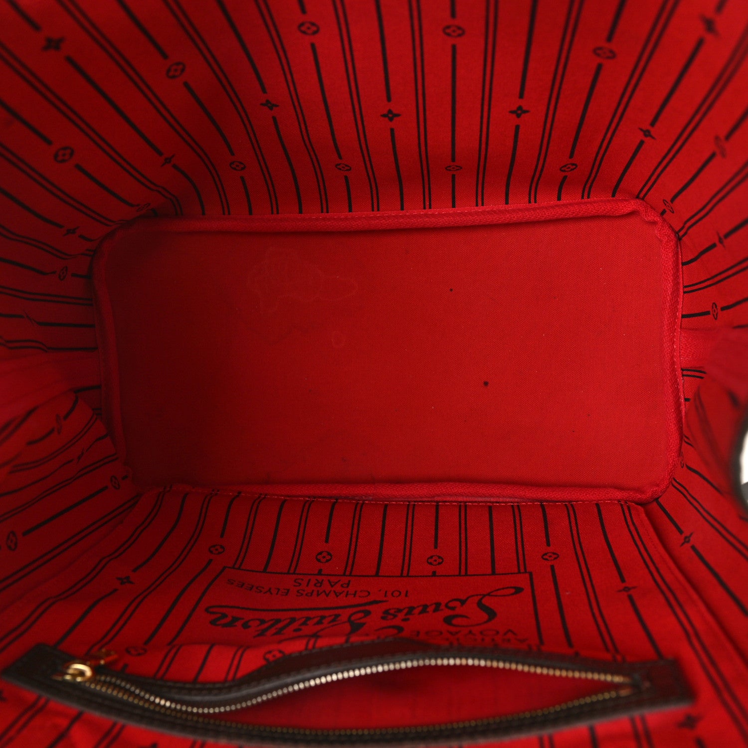 Louis Vuitton Damier Ebene Neverfull MM 5 of 10