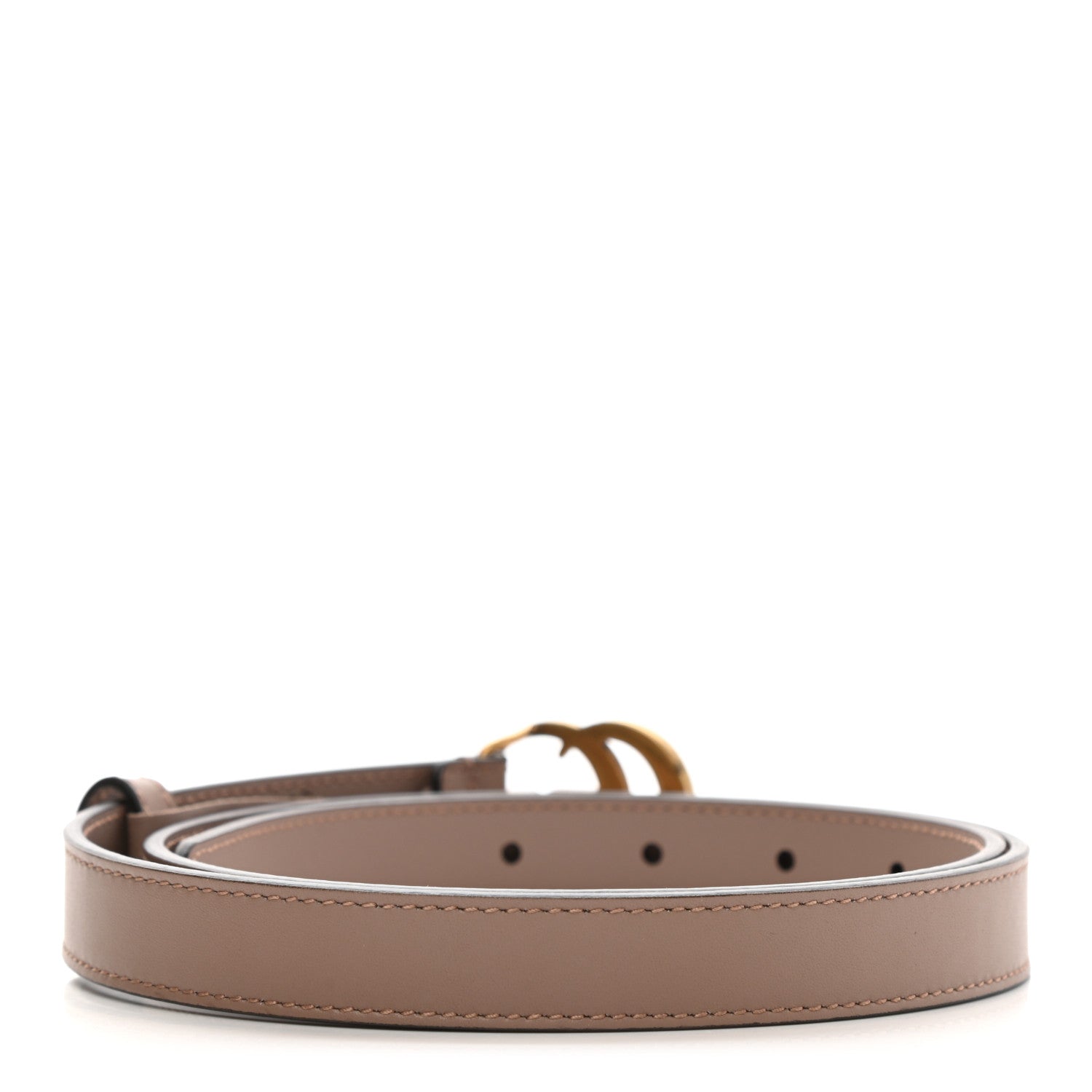 Gucci Calfskin Double G 20mm Belt 85 34 Porcelain Rose 2 of 6