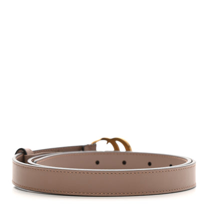Gucci Calfskin Double G 20mm Belt 85 34 Porcelain Rose 2 of 6