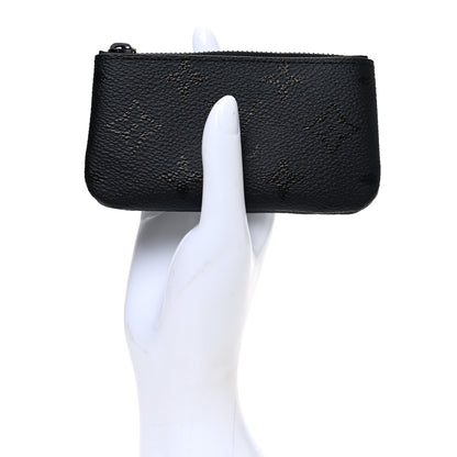 Louis Vuitton Monogram Midnight  Key Pouch Black 2 of 7