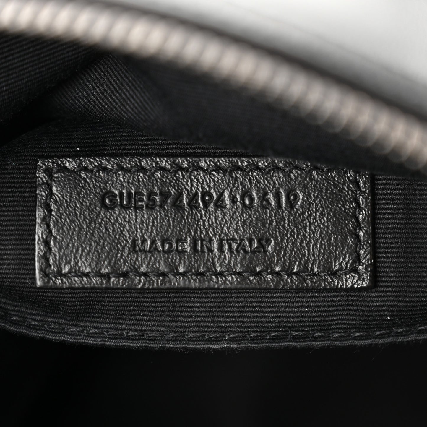 Calfskin Matelasse Monogram Lou Camera Bag Black