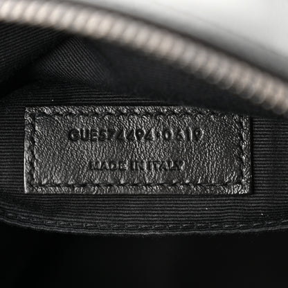 Saint Laurent Calfskin Matelasse Monogram Lou Camera Bag Black 6 of 9