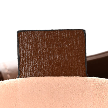 Gucci GG Supreme Monogram Azalea Calfskin Web Small Jackie 1961 Hobo Beige Ebony Brown Sugar 7 of 12