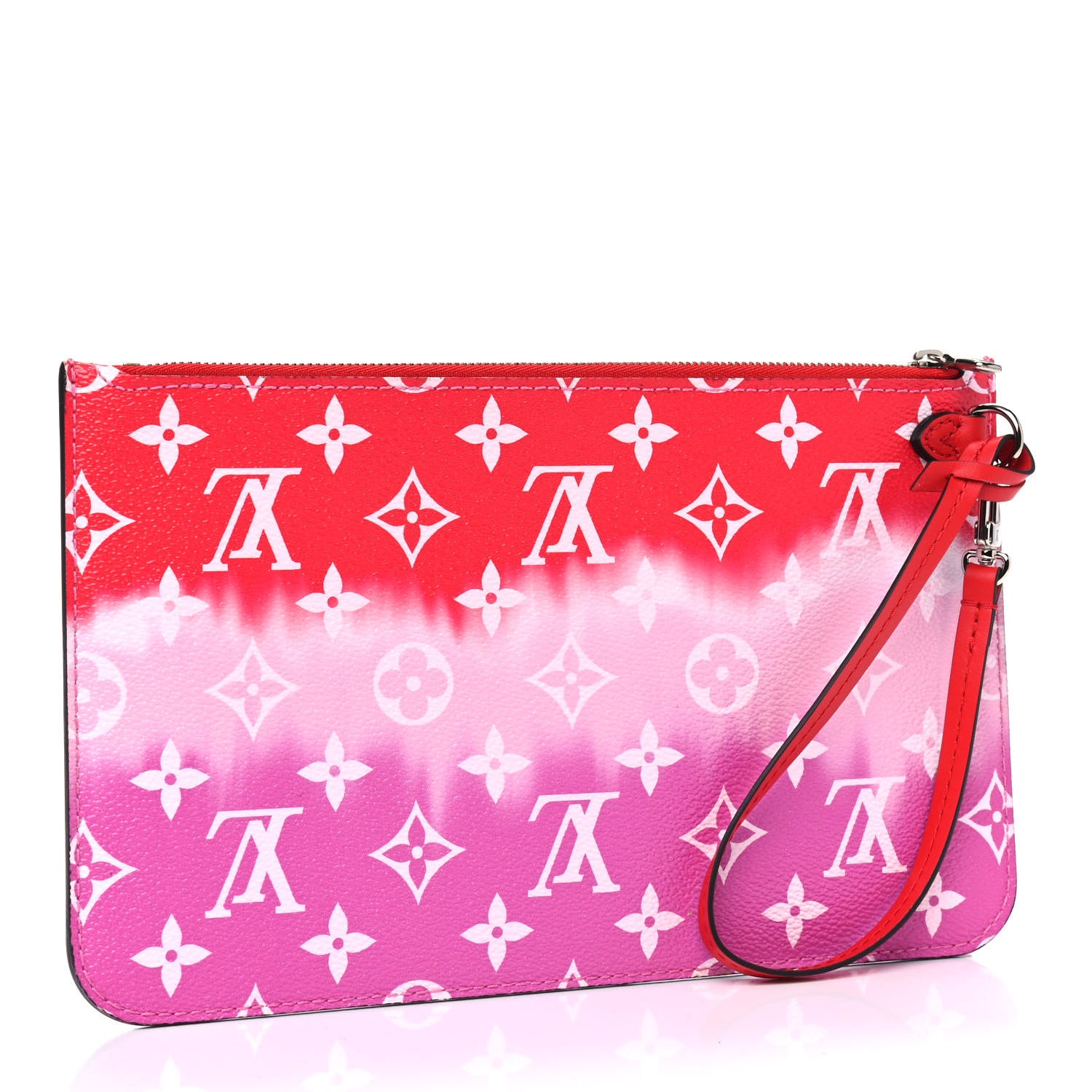 Louis Vuitton Monogram Escale Neverfull MM GM Pochette Rouge 2 of 4
