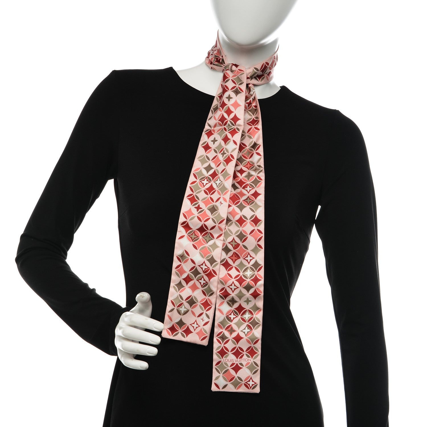 Louis Vuitton Silk Etoile Bandeau Rose 2 of 5