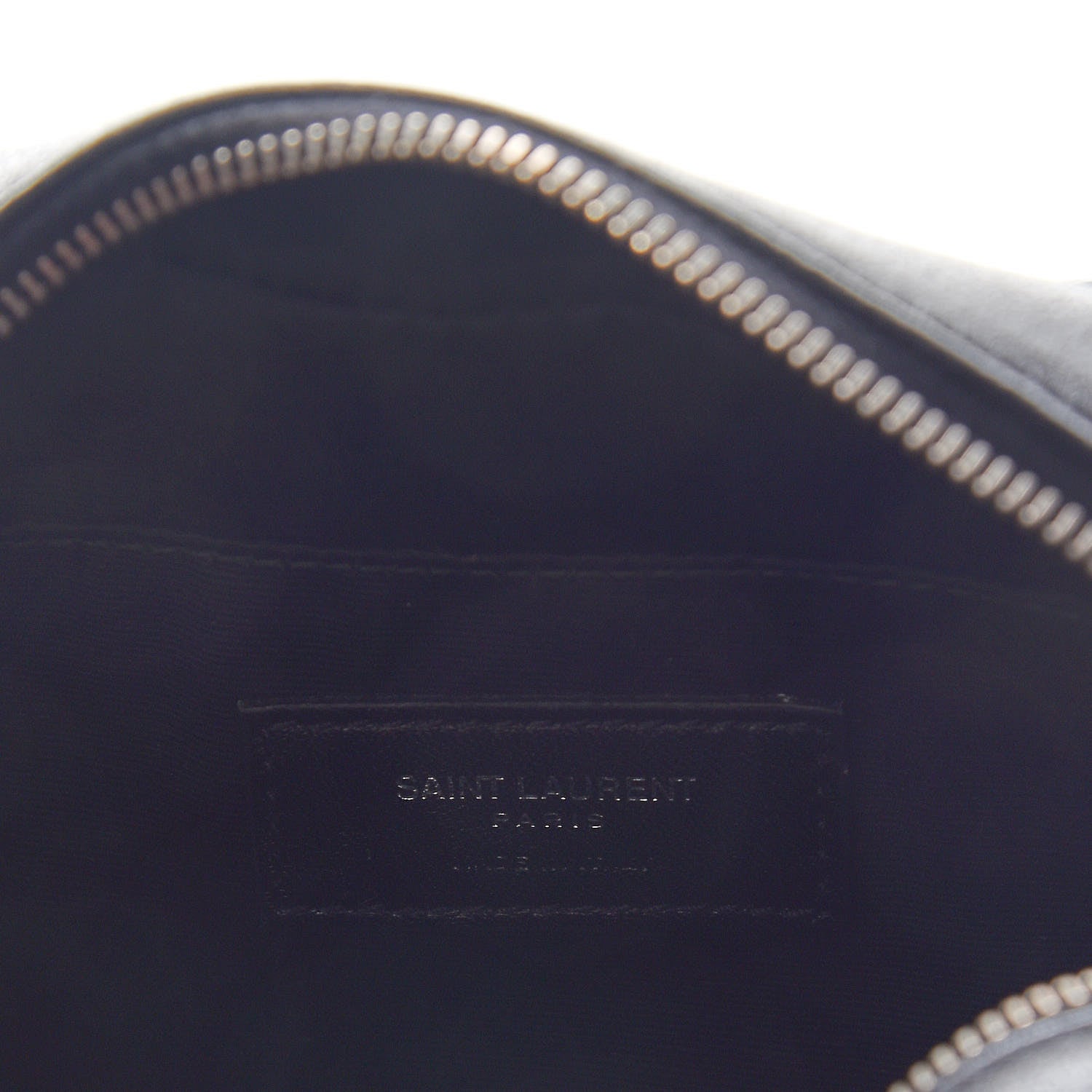 Saint Laurent Lambskin Monogram Lou Belt Bag Black 6 of 9