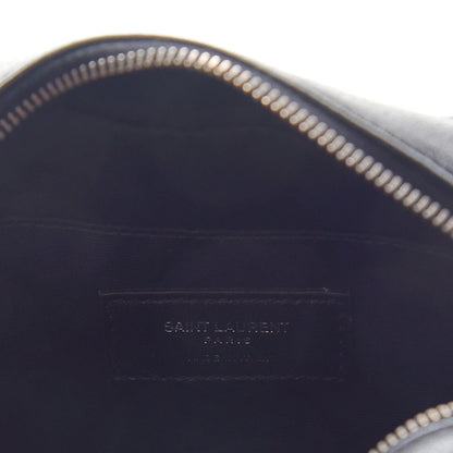 Saint Laurent Lambskin Monogram Lou Belt Bag Black 6 of 9