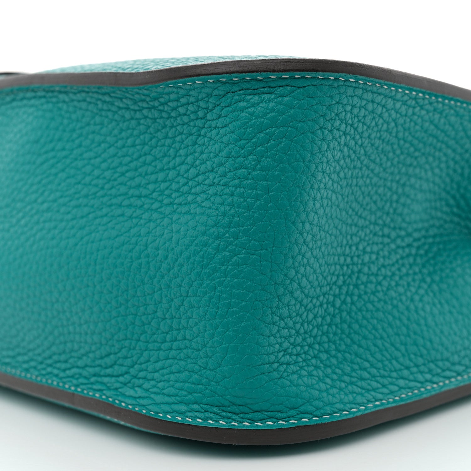 Hermes Taurillon Clemence Halzan 31 GM Vert Verone 9 of 10