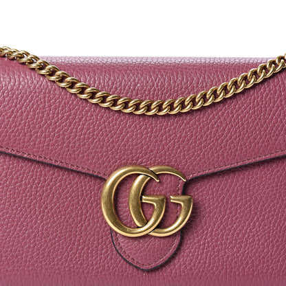 Gucci Cellarius Calfskin GG Marmont Chain Wallet Dry Rose 7 of 9