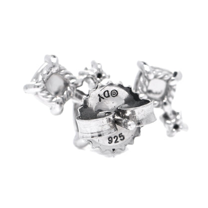 David Yurman 18K White Gold Diamond Precious Chatelaine Climber Earrings 5 of 5