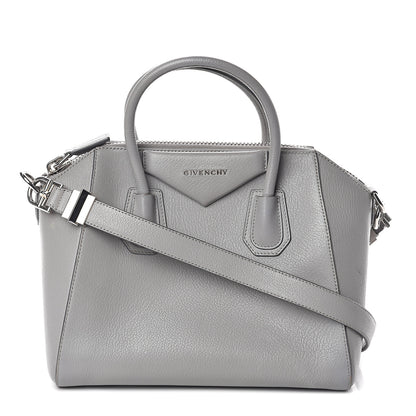 Givenchy Sugar Goatskin Small Antigona Pearl Grey 1 of 9