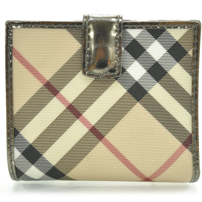 Burberry Nova Check Compact Wallet Metallic 4 of 8