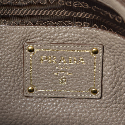 Prada Vitello Daino Shopping Tote Pomice 7 of 13