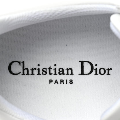 Christian Dior Calfskin Suede Dior Star Low Top Sneakers 38 White Black 7 of 9
