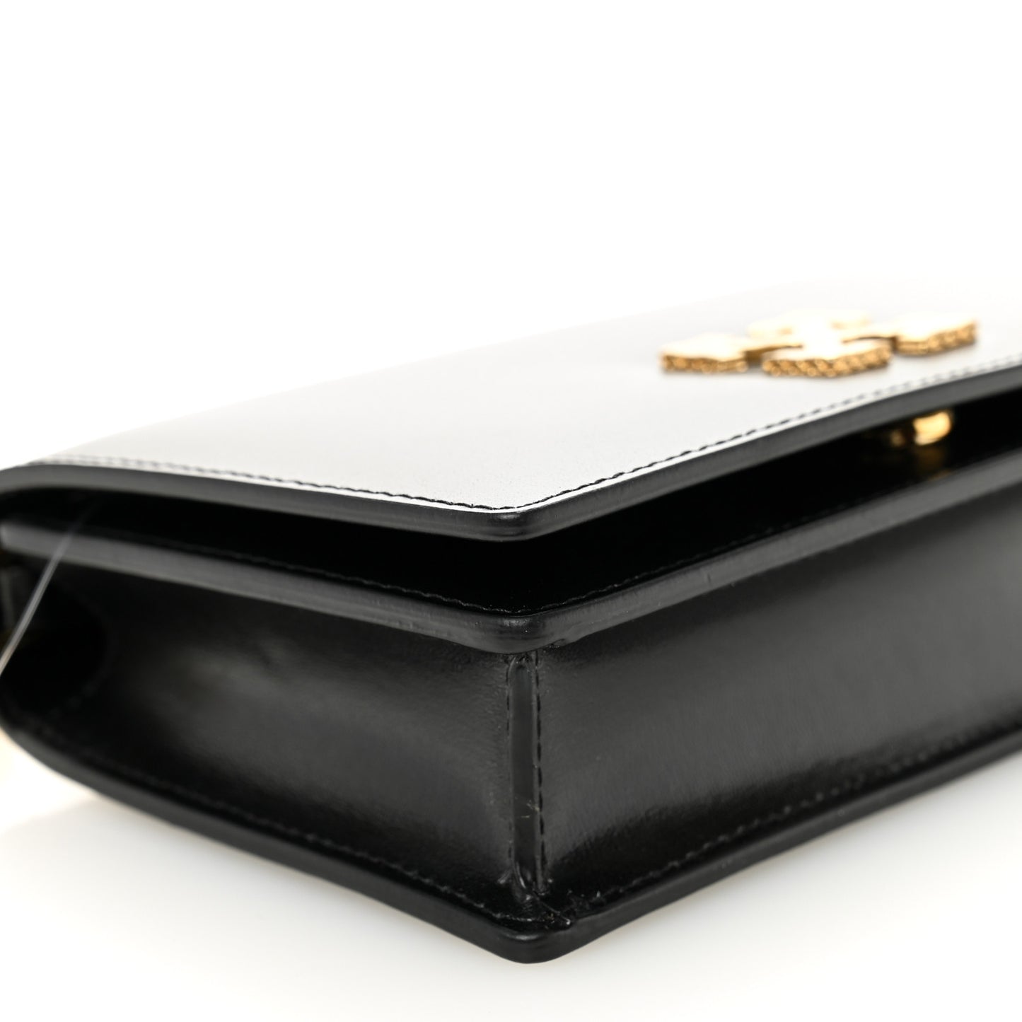Calfskin Jitney 0.5 Shoulder Bag Black