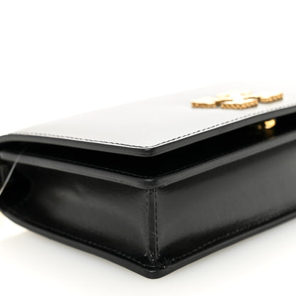 Off-White Calfskin Jitney 0.5 Shoulder Bag Black 8 of 9