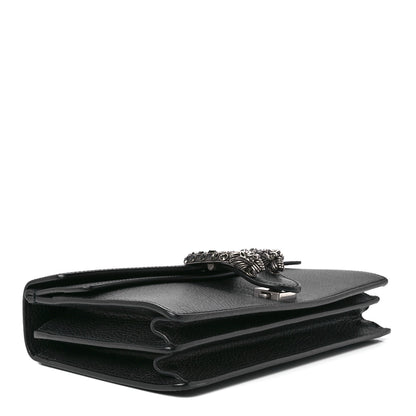 Gucci Pebbled Calfskin Small Dionysus Shoulder Bag Black 4 of 13