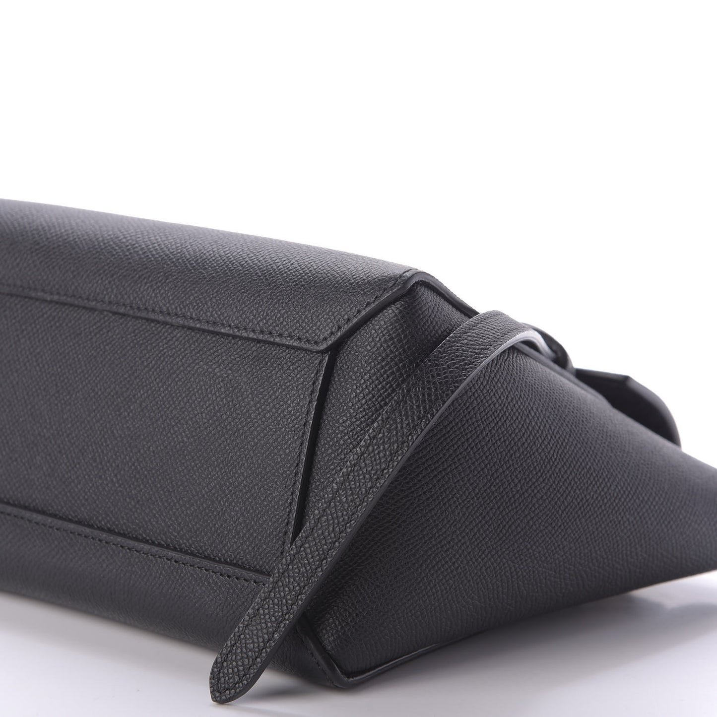 Grained Calfskin Nano Belt Bag Black
