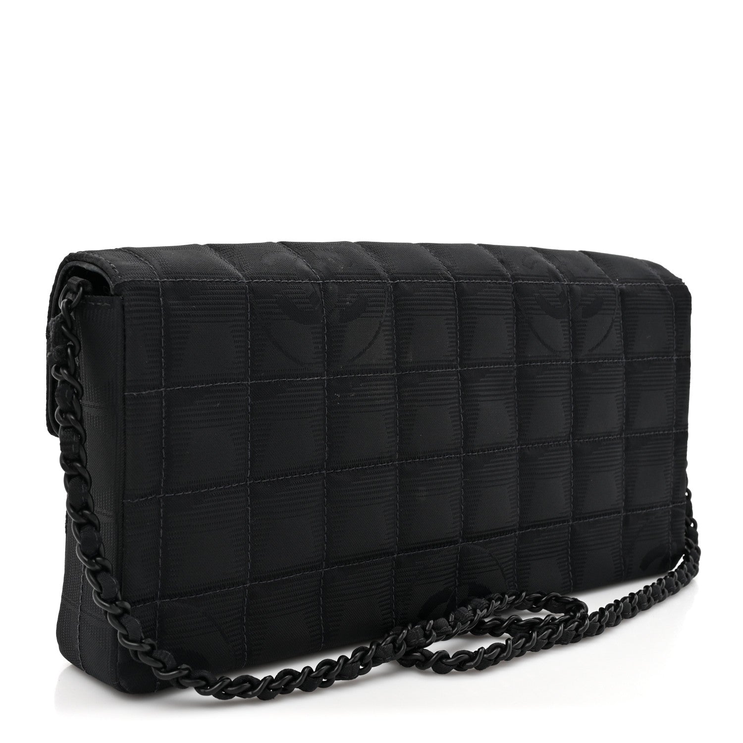 Chanel Nylon Travel East West Flap Black 3 of 12